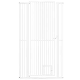 67.5" Extra Tall Pet Gate Heavy-Duty Metal Cat Gate with 30.5"-41" Wide Opening